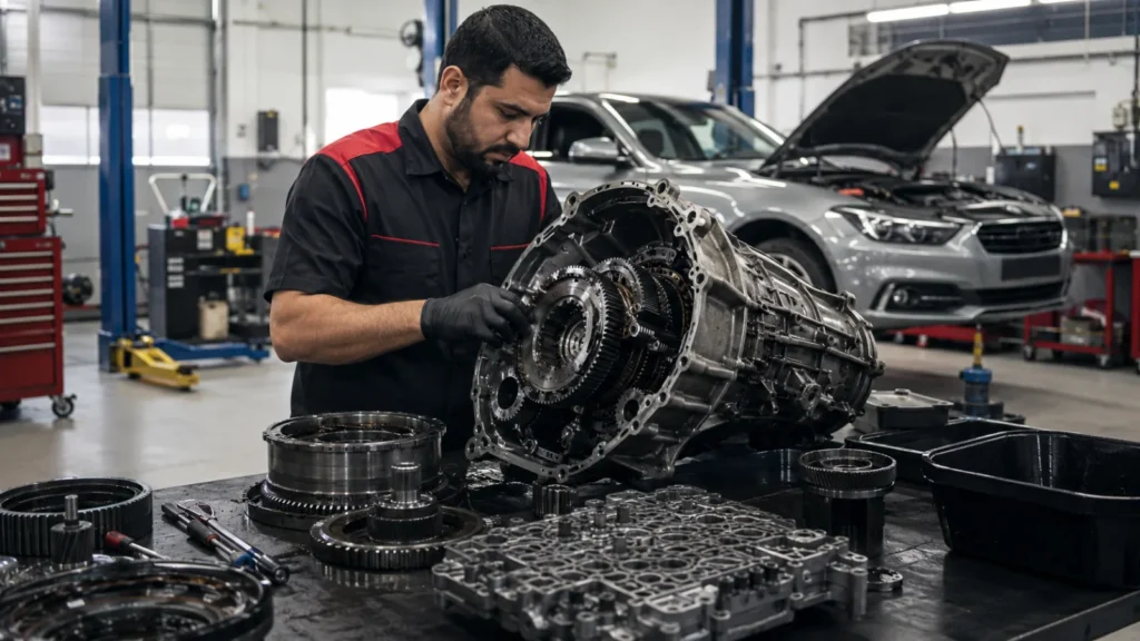 خدمة توضيب قير في مركز أوتو ارينا بالرياض