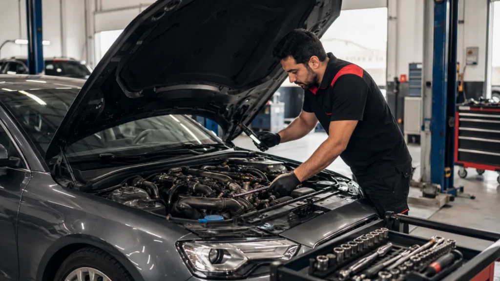 خدمة ميكانيكا السيارات في مركز أوتو ارينا بالرياض
