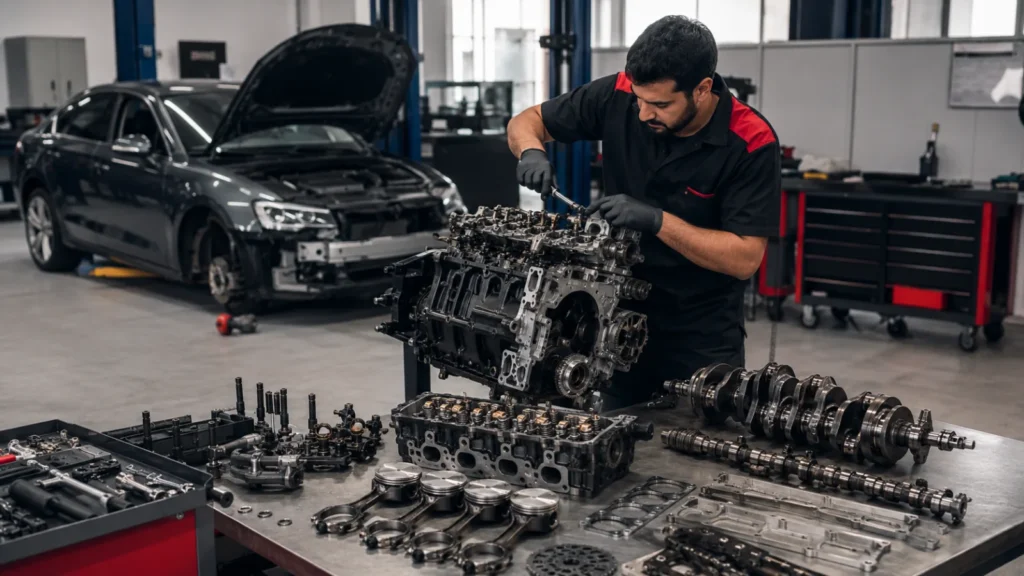 خدمة توضيب مكينة في مركز أوتو ارينا بالرياض
